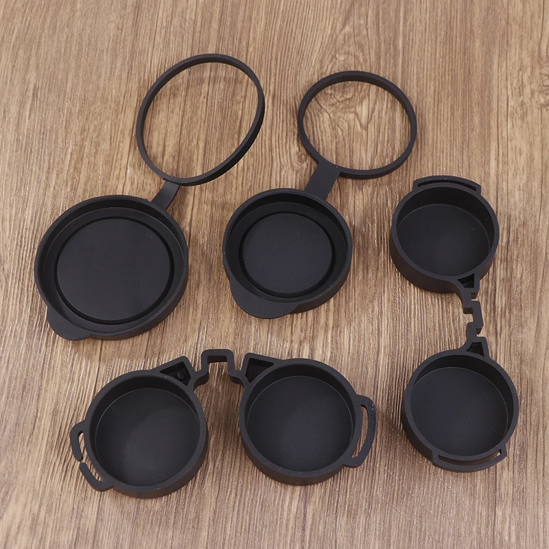 Binoculars Protective Rubber Objective Lens Caps 42mm/50mm Binocular Eyepiece Lens Cover Telescope Cover Lens Protection