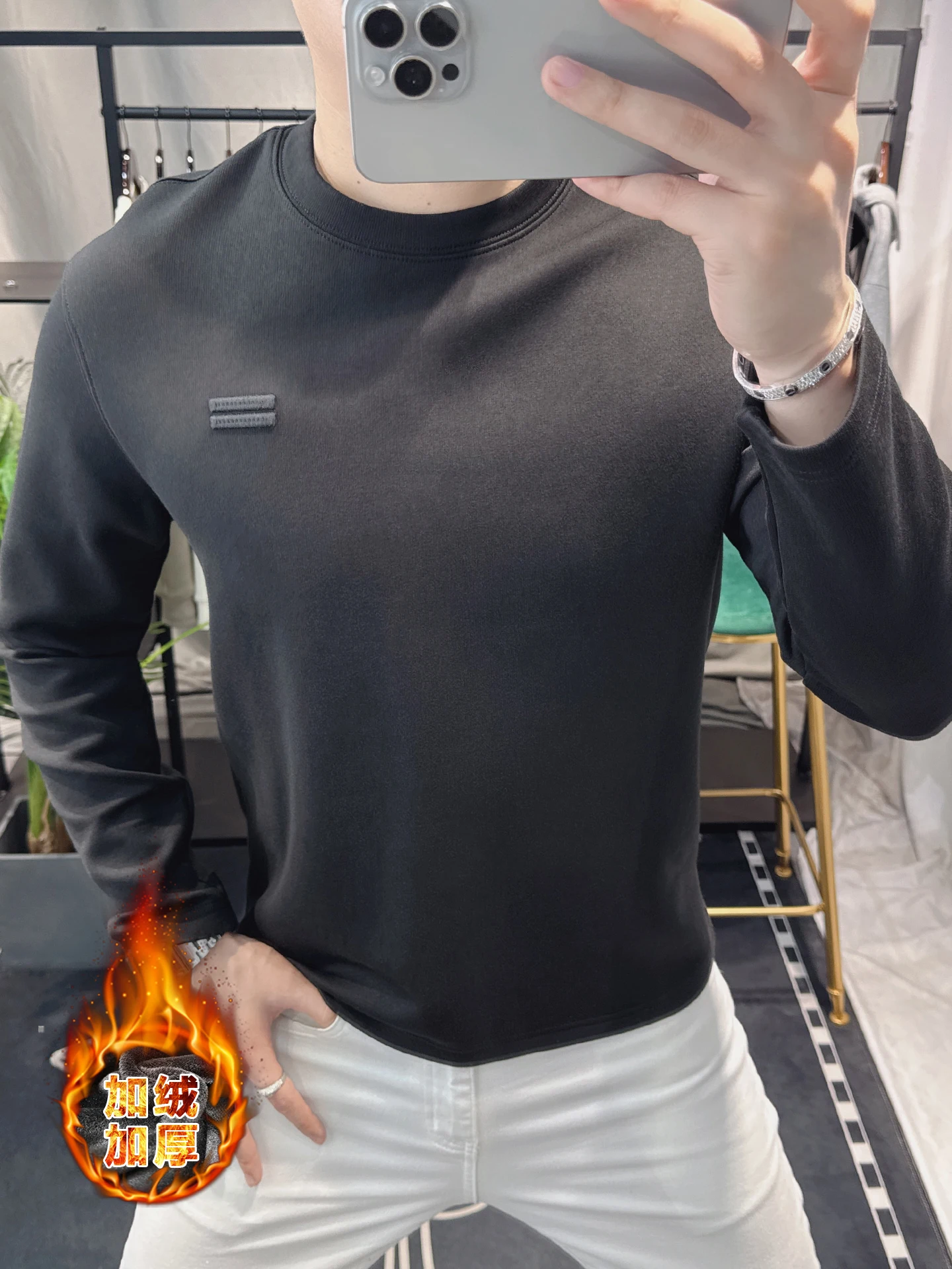 

Мужская утепленная толстовка с длинными рукавами и капюшоном, удобная, мягкая, из смеси хлопка и полиэстера, теплая зимняя повседневная кофта