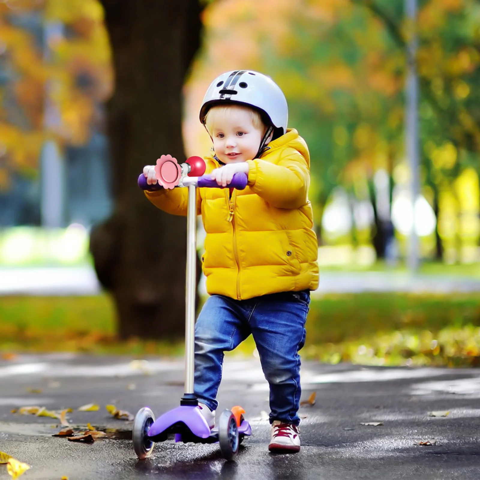 Bicycle For Kids Iron Handlebar Air Horn Loud Squeeze Bell Children Bike Scooter Tricycle Ring Horn Universal Fit Cute