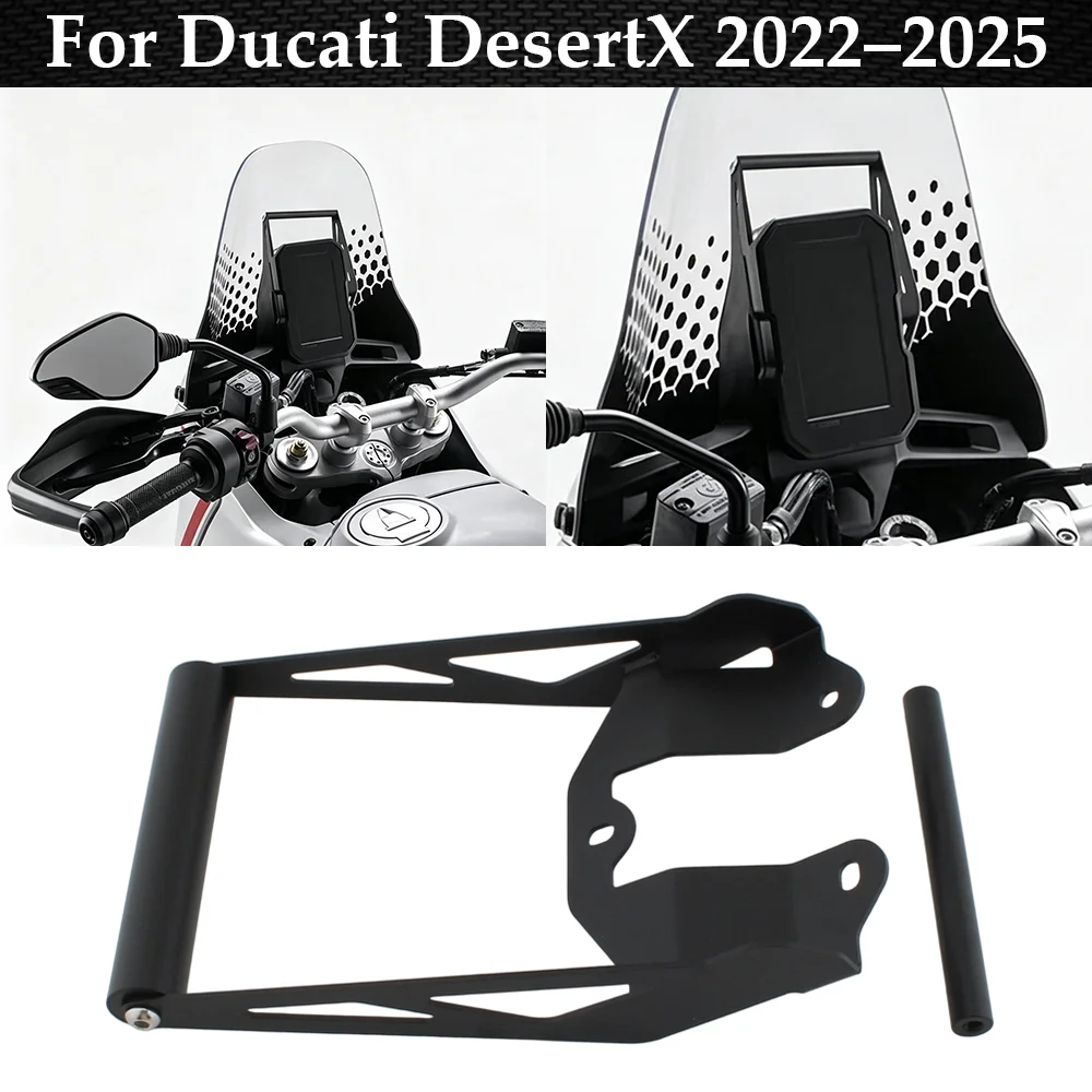 For Ducati DesertX 2022 2023 2024 2025 Upgrade Navigation Bracket and Mobile Phone Holder desertx