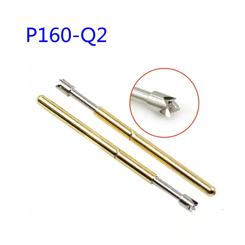 

100PCS/pack P160-Q2 Four-jaw Spring Test Probe Outer Diameter 1.36mm Length 24.5mm PCB Pogo Pin