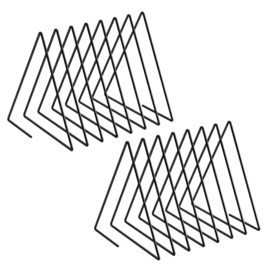 

2 Pcs Triangle Desk File Organizer 7 Slots Desktop Magazine Holder File Sorter Metal Documents Rack Bookshelf Organizer for Off