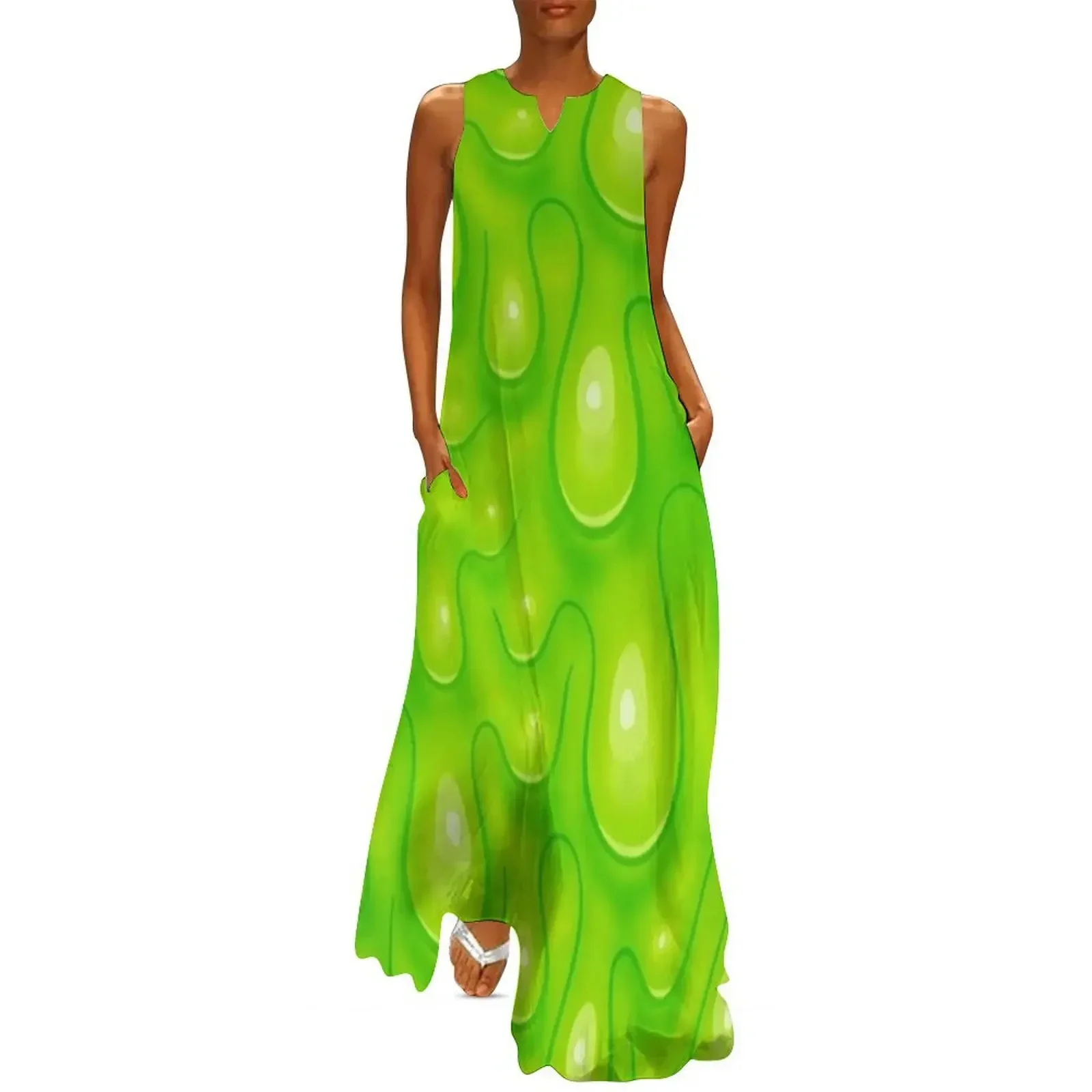 

Ghostbusters Slimer Long Dress long dress women summer Dress