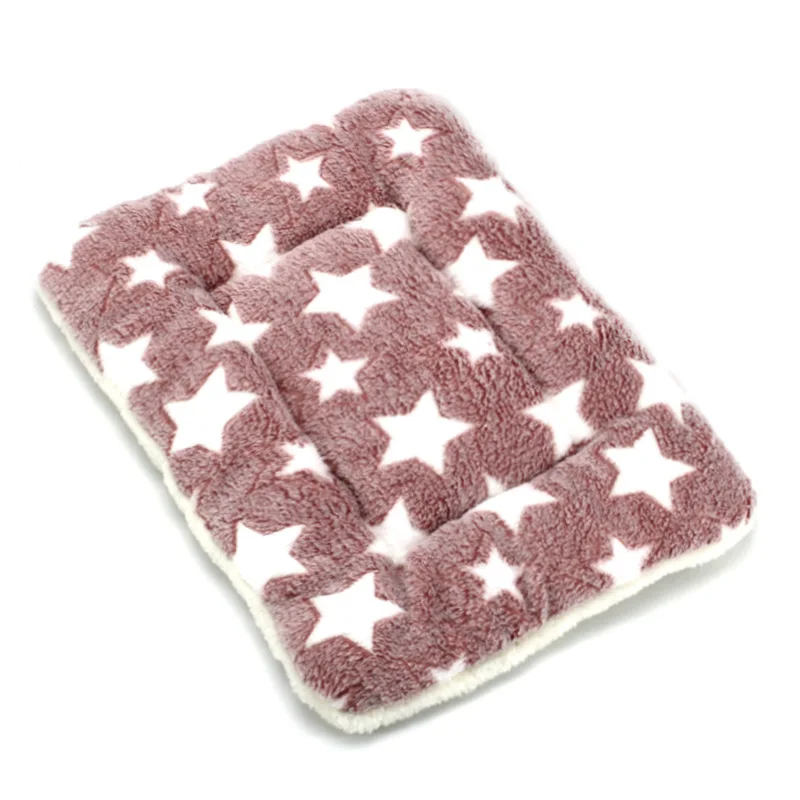 Soft Cat Bed Mats Short Plush Pet Sleeping Bed Mats for Cats Small Dogs Cute Pet Pad Blanket Warm Kitten Cushion Cat Accessories