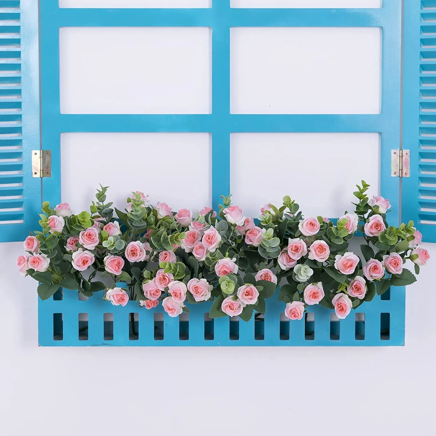 15 Köpfe Künstliche Seidenrosen Brautstrauß für Heim, Hochzeit, Blumenarrangement, Garten, Künstliche Blumen, DIY-Geschenk, Deko – Detail 36