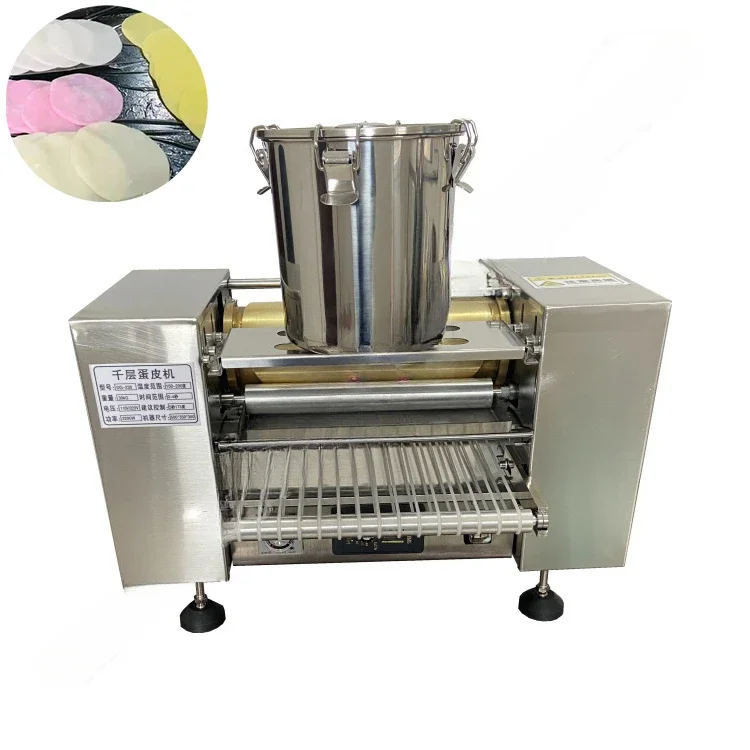 Automatic Mini Miller Crepe Cake Machine Pancake Machine Pot Cake Machine