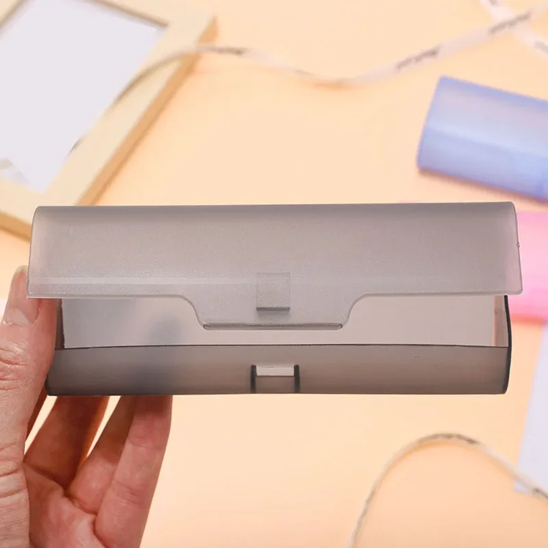 Custodia per occhiali ultraleggera rigida smerigliata Custodia protettiva per occhiali da sole da viaggio portatile in plastica per uomo e donna