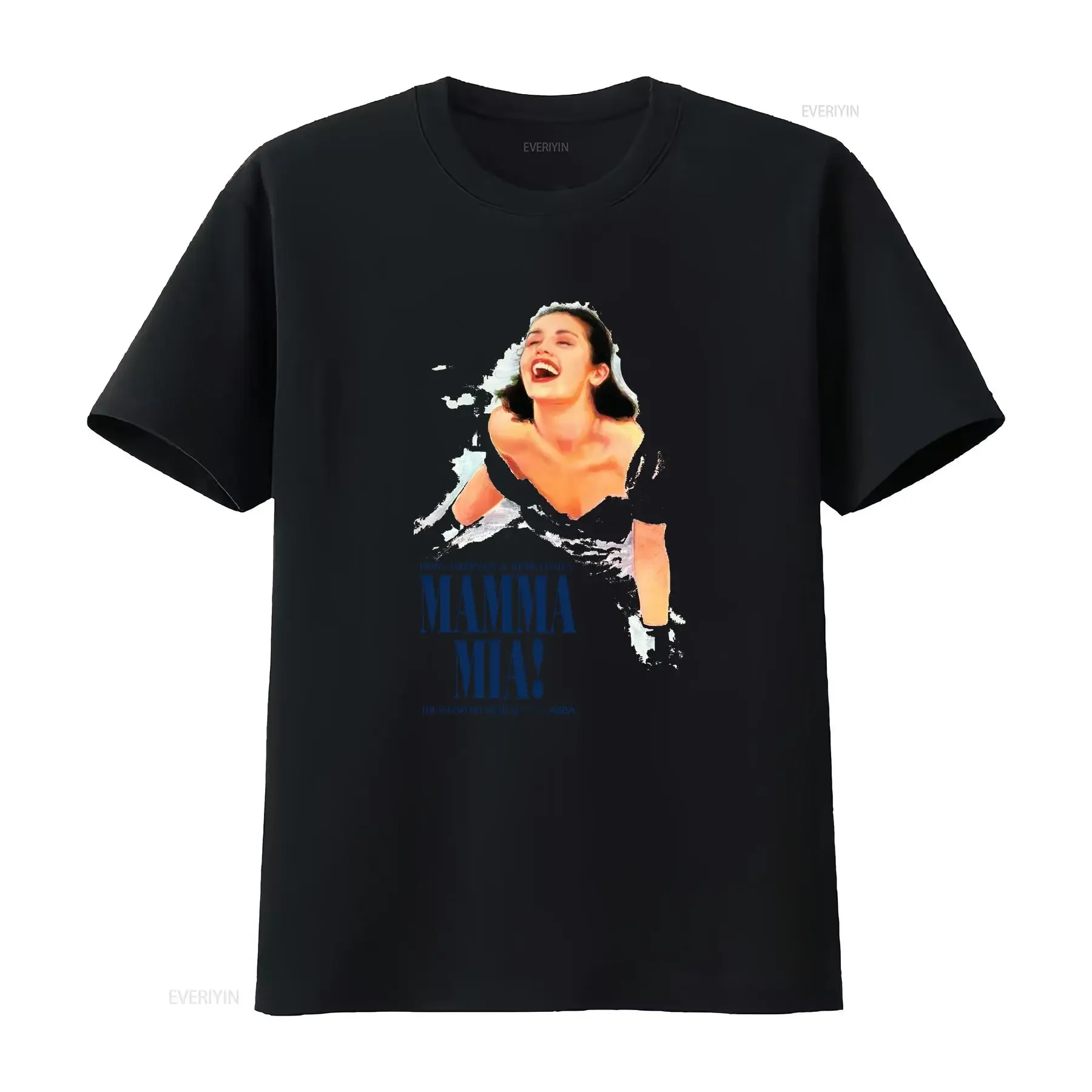 MAMMA MIA Broadway Musical T shirt vintage Washed Versatile designer clothes Top For Everyday Wear fashion Casual Breathable