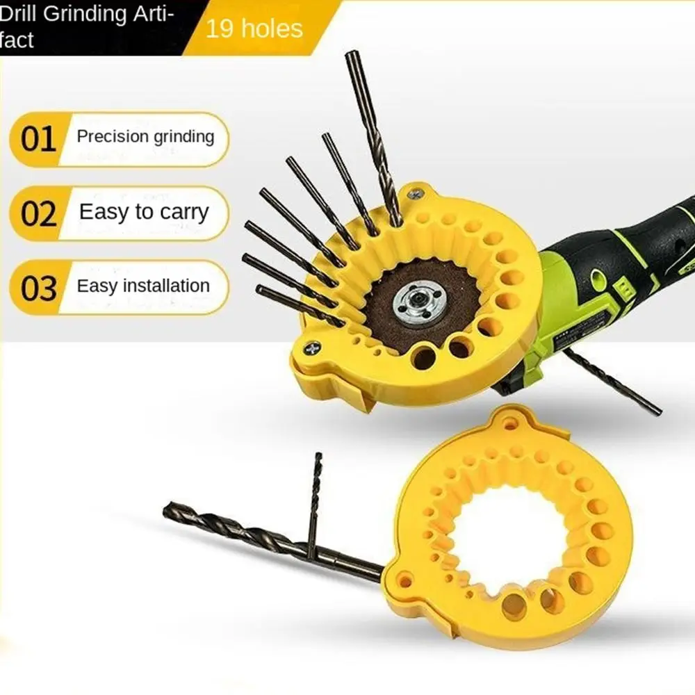 Efficient Drill Bit Grinding Sharpener Precise 3.5 -12.5mm Electric Drill Bit Grinding 19 Holes Multi specification