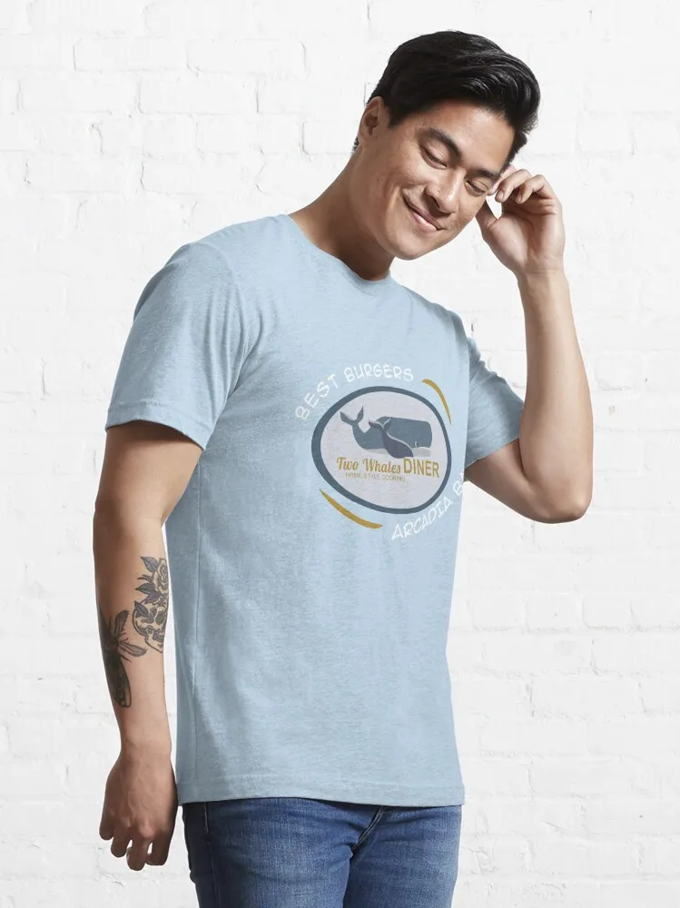 Two Whales Diner Tourist Shirt - Episode 2 Essential T-Shirt Casual O-Neck Tee Shirts Streetwear