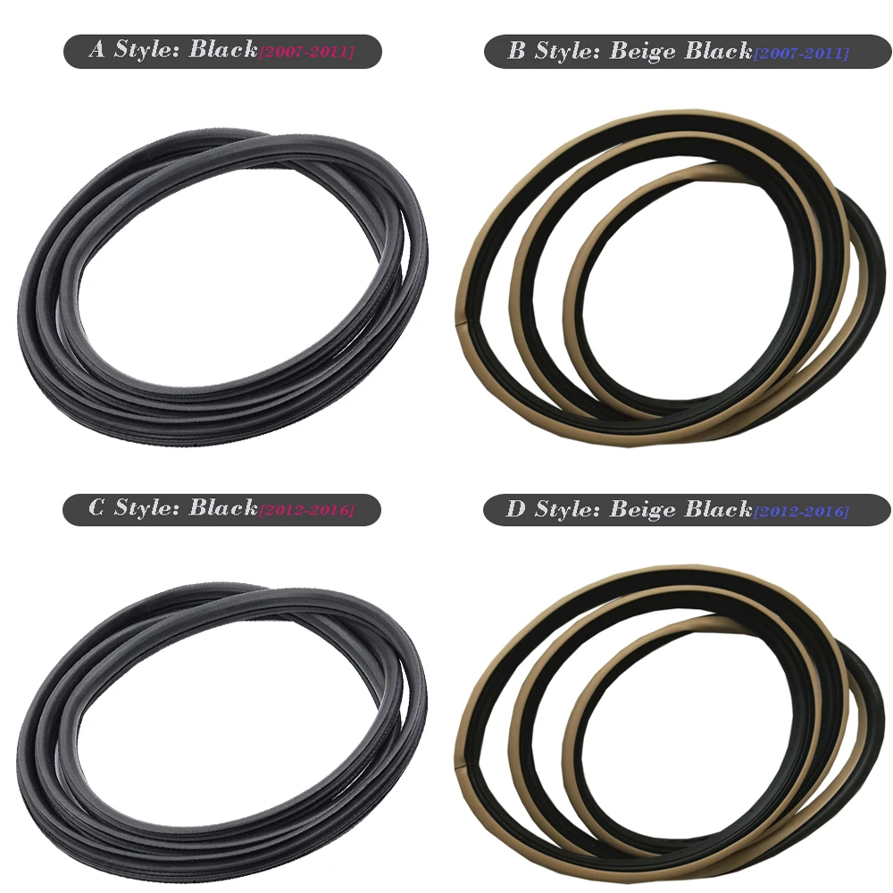 KIMBA For Honda CR-V 2007~2011 2012~2016  Front /Rear Door Opening Seal Rubber Sealing Strip And Trunk Seal