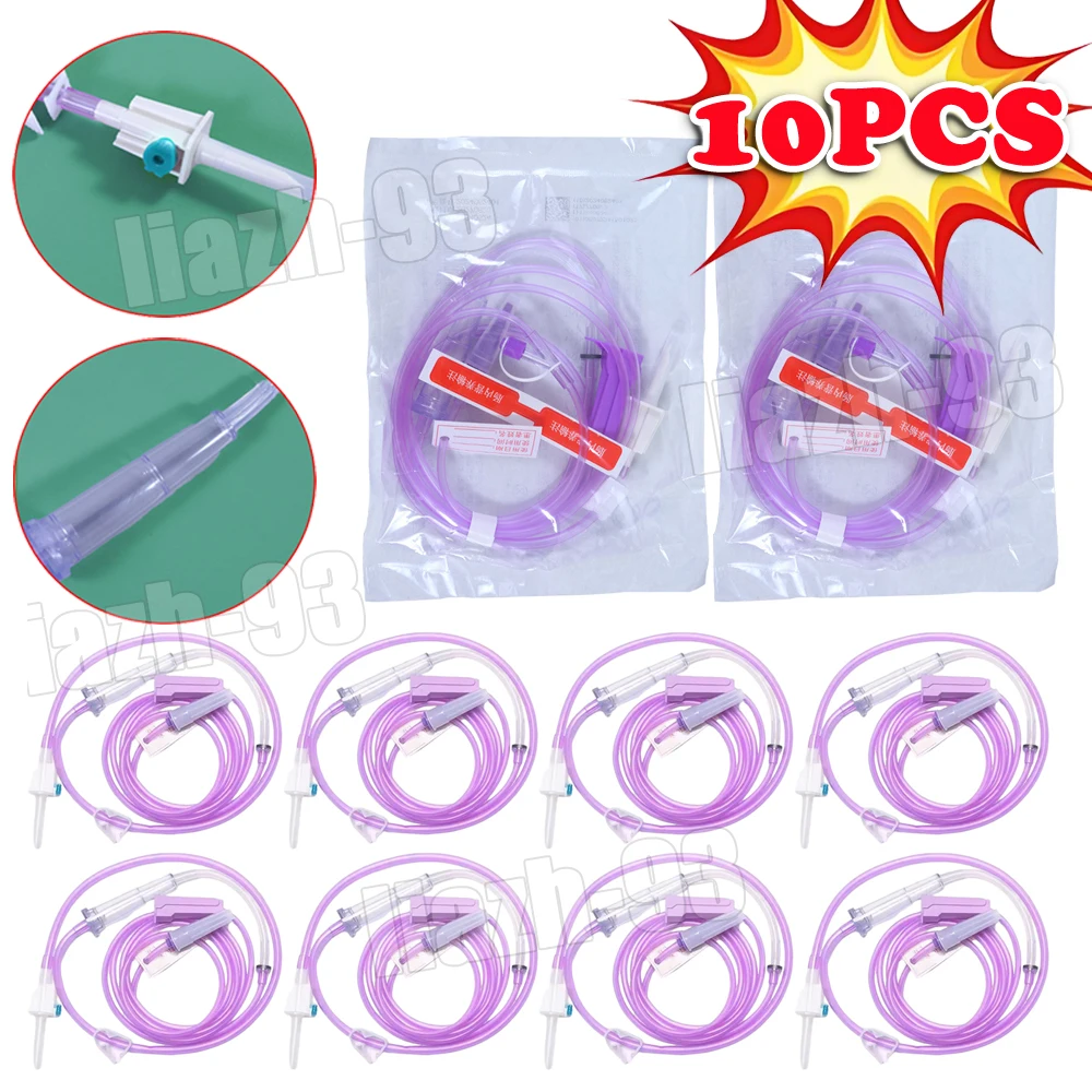 10Pcs Enteral Nutrition Infusion Tube Infusion Pump Silicone Nasal Feeding Pump Tube Feeding Tube Supply Line Accessories