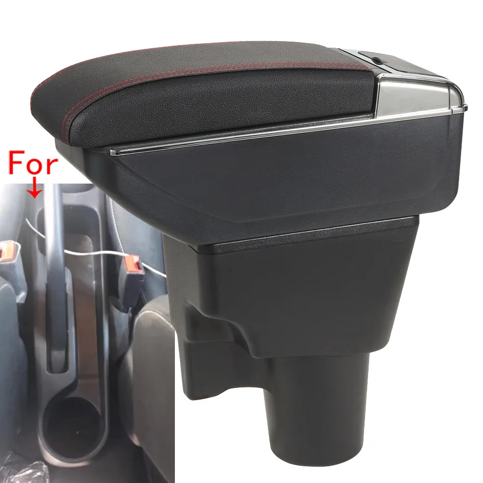 Para kia picanto caixa de apoio de braço para kia picanto 3x-line interior retrofit peças acessórios do carro caixa de armazenamento instalação simples