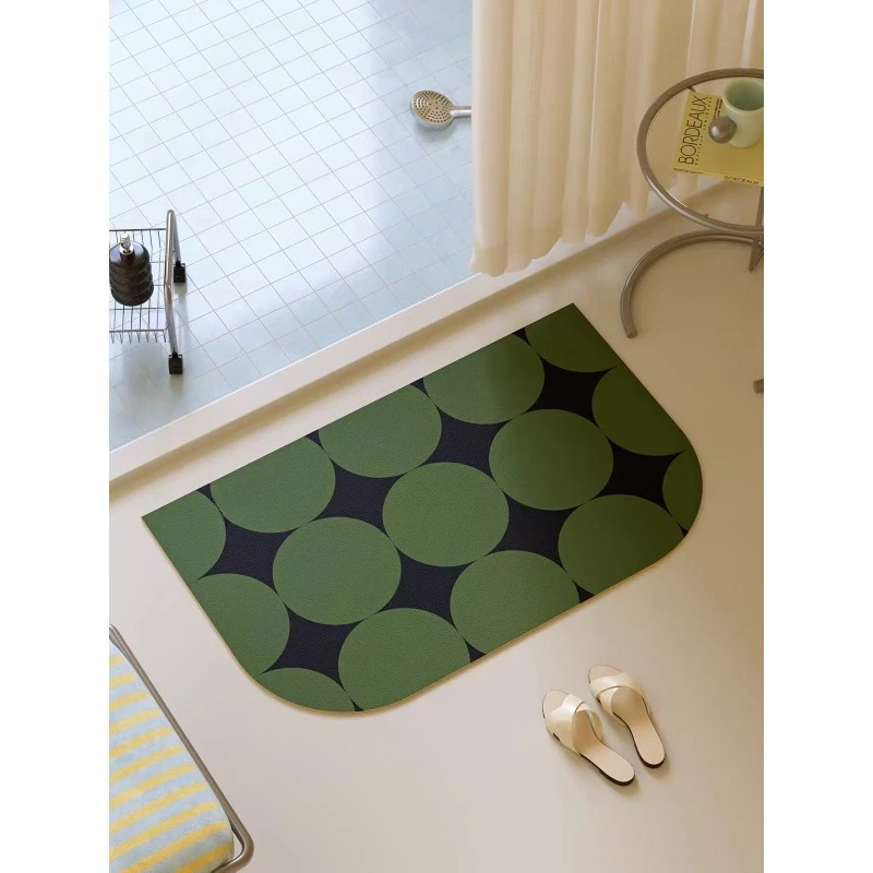 Bathroom absorbent diatom mud toilet  doormat toilet toilet floor mat toilet carpet