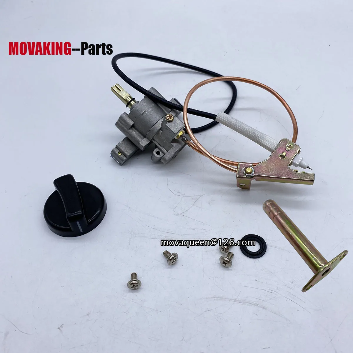 Commercial LPG NG Gas Stir-frying Range Electronic Lighter Ignition Assembly With Knob Ignition Set