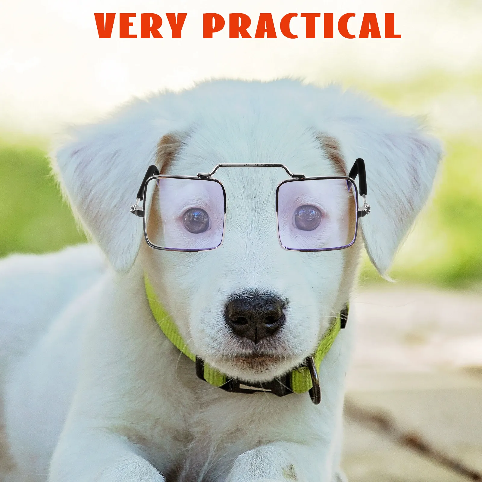 5Pcs Personalized Pet Glasses Spoof Funny Cat Dog Accessory Color Random Exquisite Detail Joyful Mood Prop Gift