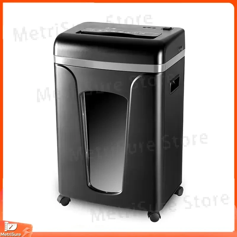 Cross Cut Shredder for Office and Home 22L Large Capacity Paper Shredder 12 Sheets per Pass with CD Credit Card Shredding