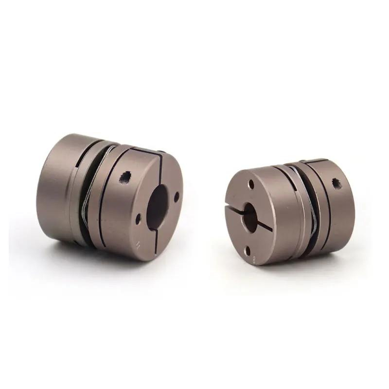 Aluminum Alloy D26L26 single Diaphragm Elastic Coupling Connector D26mm L26mm Step Ball Screw Servo Motor Computer Encoder