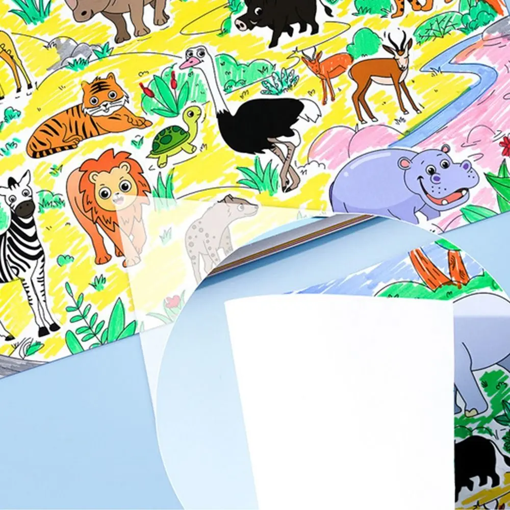 Creative Search Find Sticker Book Funny Interactive Educational Learning Sticker Book Reusable Adhesive DIY Digital Sticker Book