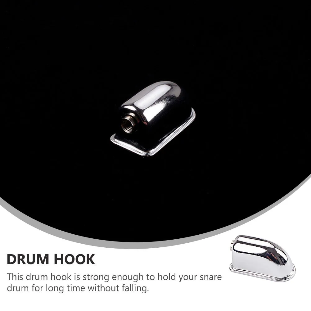 

2Pcs Metal Drum Claw Hook Strong Hold Long Time No Fall Easy Install Snare Bass Drums Parts Snare Drum Lug Single-End Lug