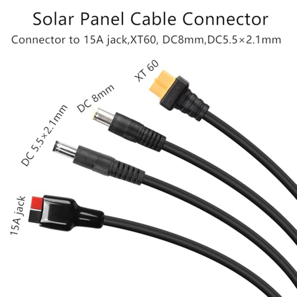 4in1 Solar Charging Cable: Compatible With 100W-1000W Panels & Power Stations Electrical Equipment & Supplies Parts