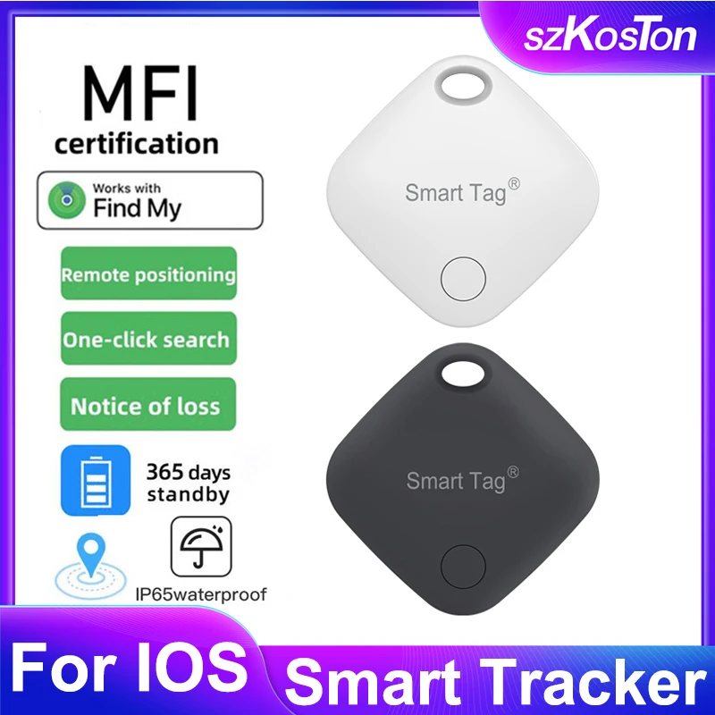 For IOS Find My App Mini GPS Tracker Bluetooth-compatible Itag Global Positioning Finder Anti-lost Key Locator Smart iTag Wallet