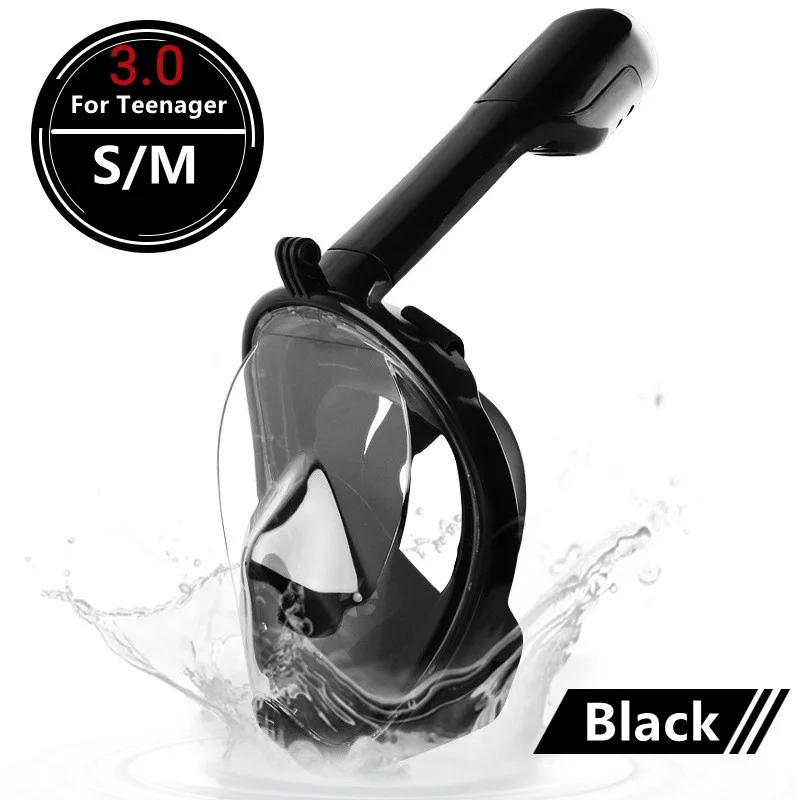 Onderwater Scuba Anti Fog volgelaatsduikmasker Snorkelen Ademhalingsmaskers Veilige waterdichte zwemuitrusting voor volwassen kinderen
