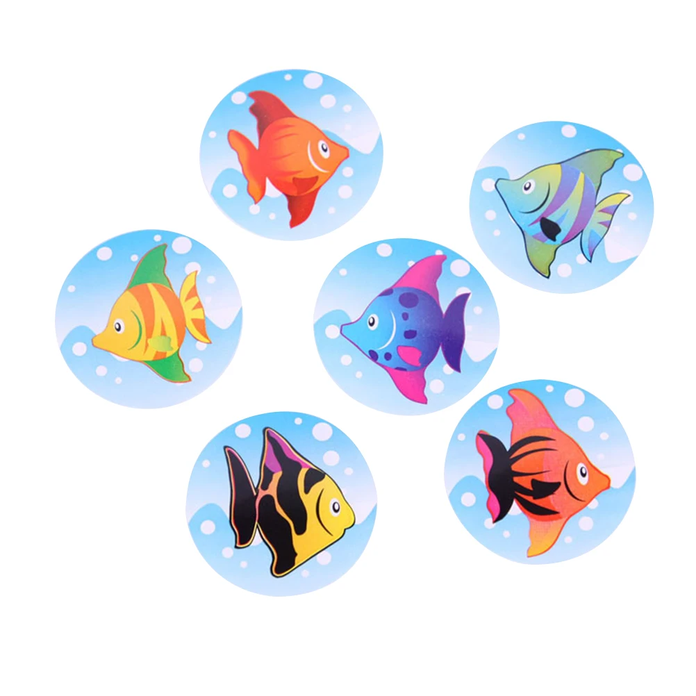 

100pcs Colorful Tropical Fish Stickers Reward Stickers For School Scrapbooking Notebook Calendar Gift