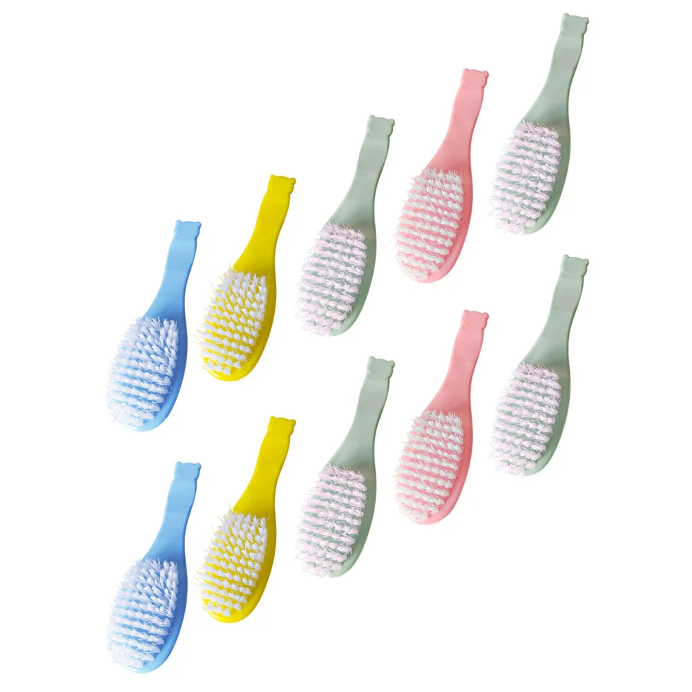 10 Pcs Small Hair Brush Born Hairbrush Babies Comb Baby Comfortable Infant Professional Newborn
