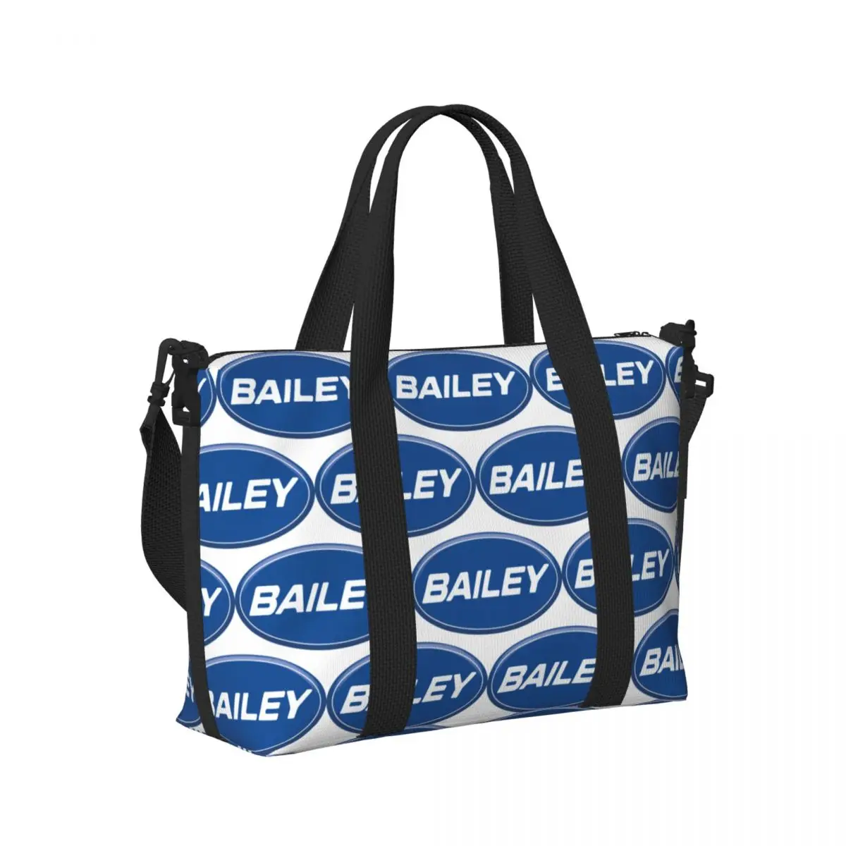 

Custom Bailey Caravan Beach Travel Bag Large Capacity Tote Bags for Gym Yoga Women Shopping Duffle Shoulder Bag