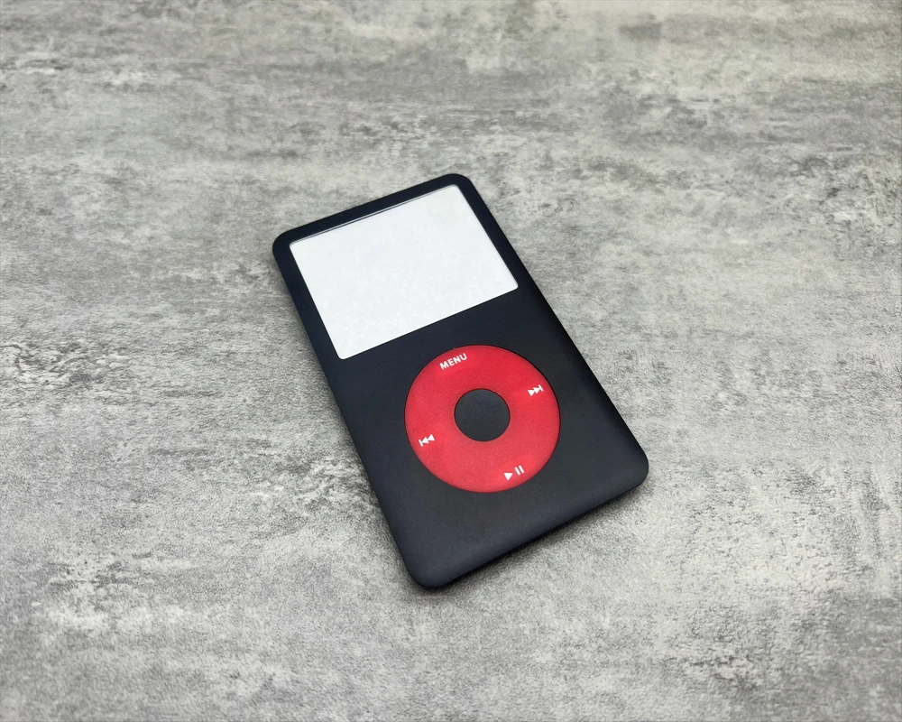 Czarna przednia pokrywa obudowy Obudowa czerwona Clickwheel Czarny przycisk centralny dla iPoda 6. 7. Classic 80 GB 120 GB 160 GB