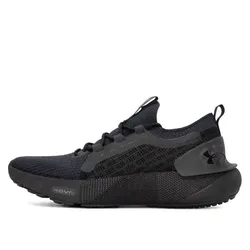 Under Armour HOVR Phantom 3 Tênis de corrida para homens, malha à prova de choque, resistente ao desgaste, respirável, corte baixo, casual, preto guerreiro