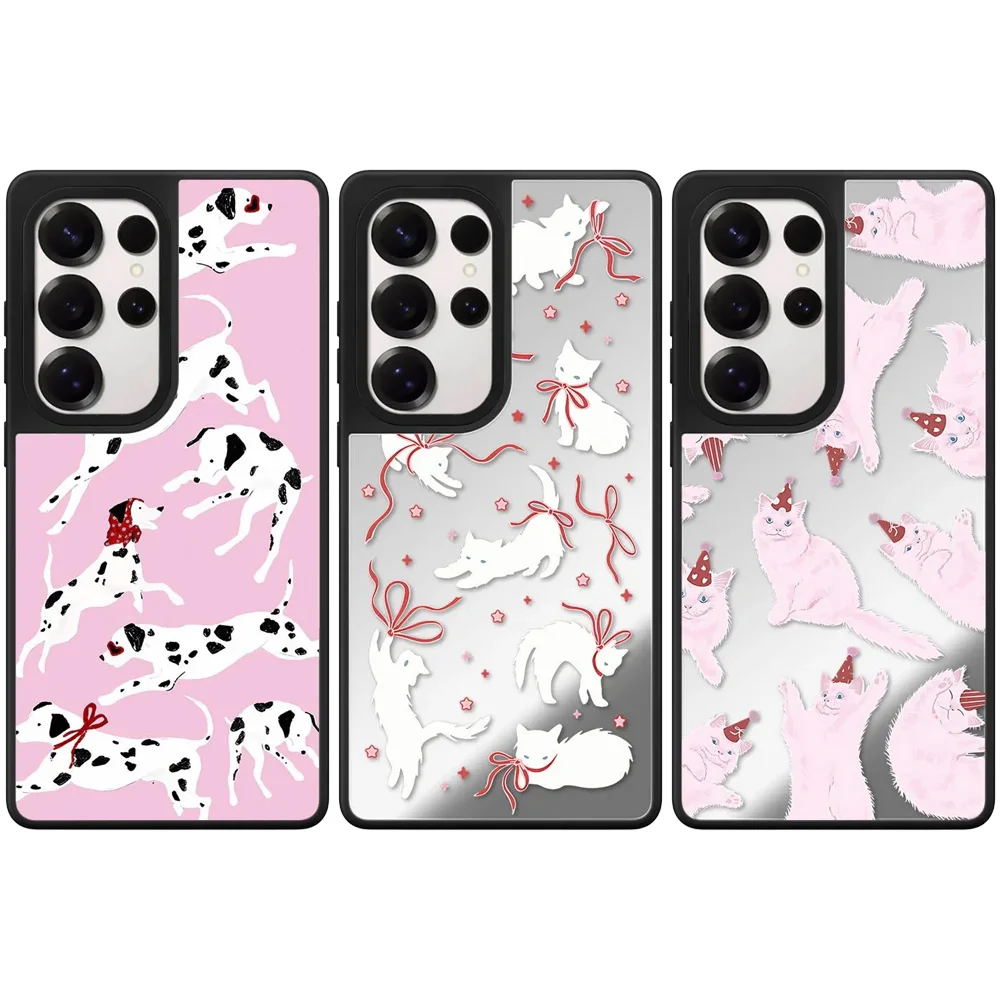 6050879 Mirror Magnetic Case: Compatible with Samsung Galaxy S23 U S24U S25 S26 Ultra S25+ S26 Plus Shell