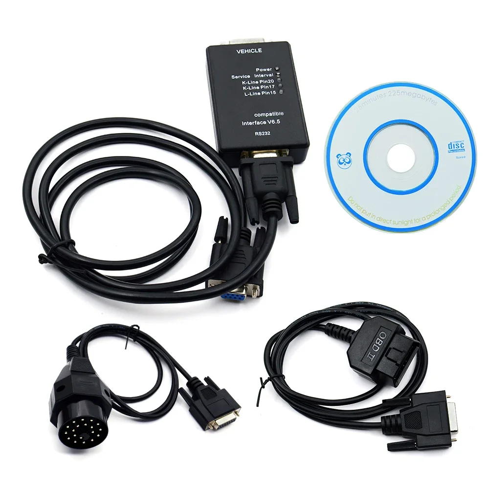 Carsoft 6.5 For BMW ECU Programmer MCU OBD2 Car Diagnostic Tool E30 E31 E32 E34 E36 E38 E39 E60 E65 E46 E53 Z RS232 PC Interface