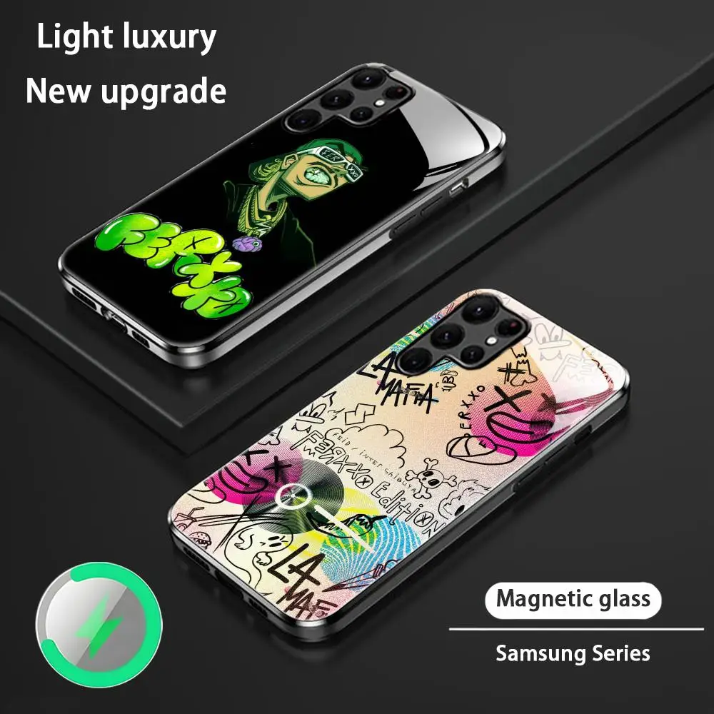 Singer Feid F-Fer xxo SIXDO Phone Case For Samsung S26 S25 S24 S23 S22 S21 S20 Plus Ultra Note20 Glass Magnetic Case