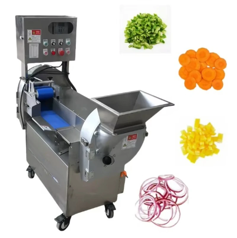 

Multifunctional Industrial Automatic Vegetable Cutter Machine With Large Food Conveyor Belt With CE Certification