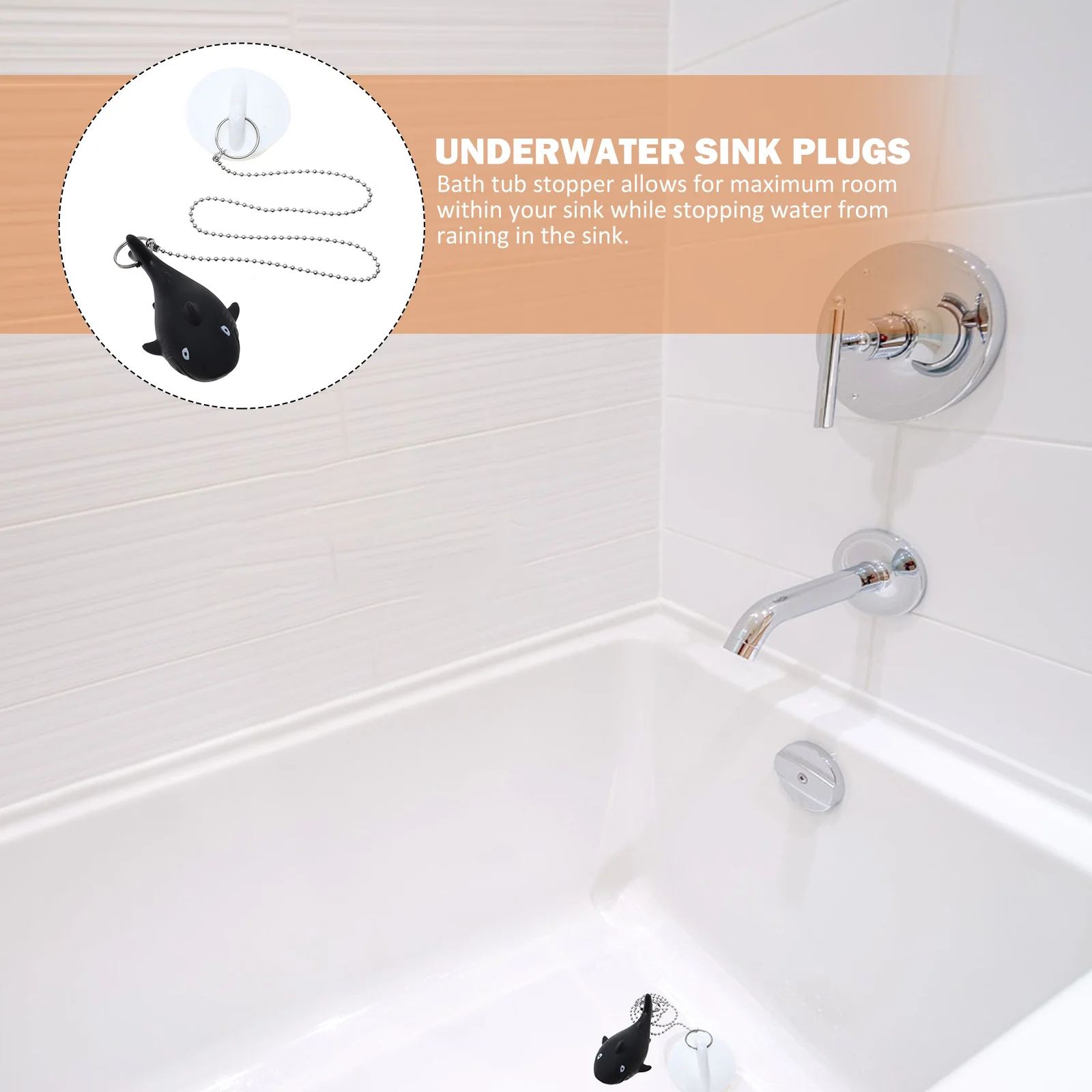 

4Pcs Animal Drain Plugs Creative Sink Seal Plug Kitchen Sink Cover Easy to Use and Clean Hotel Bathtub Tool Drainage Covers