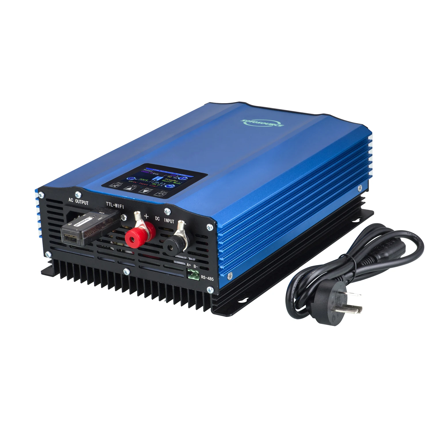1000w Batterie entladung gitter Wechsel richter mit Begrenzer Solar panel mppt reiner Sinus-Gitter-Wechsel richter mit Klemm sensor