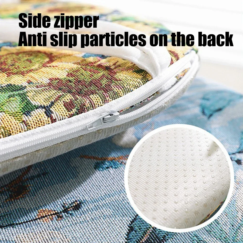 1 قطعة وسادة تاتامي مستديرة قابلة للإزالة مع سحاب ديكور المنزل وسادة كرسي الطابق لينة عدم الانزلاق مقعد حصيرة yez자 Куعة كوسينو Sedia ÁagamıСМТСМГБГБГБГМТСМТСМАВГБГМАВМТСНТМАВМТНТ #4