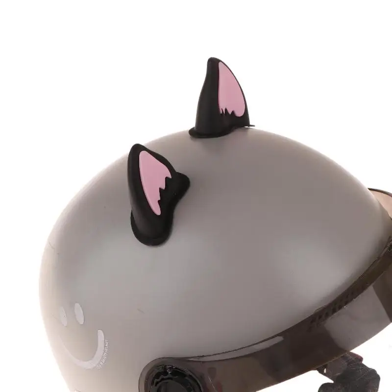 AliExpress NONE Motorcycle Helmet Cat Ear Decorations Helmet Ear Accessory For Scooter Bicycle Adhesive Motorbike For Skateboarding For Cycling