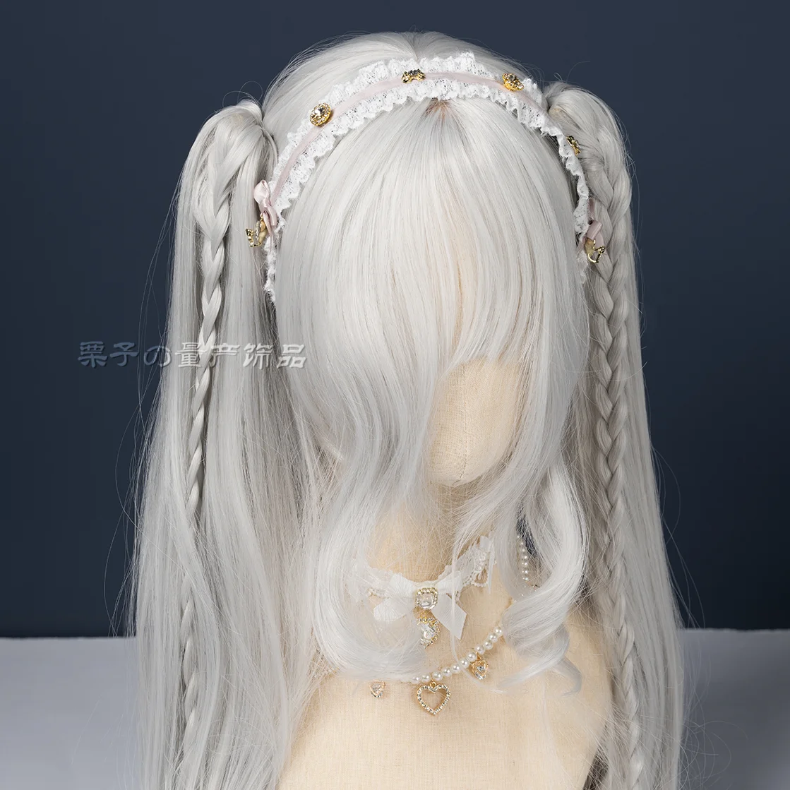 Autumn and Winter Furry Lace Basic Gem Bow Headband Lady Versatile Hair Accessories for Women Hair Accessories for Women