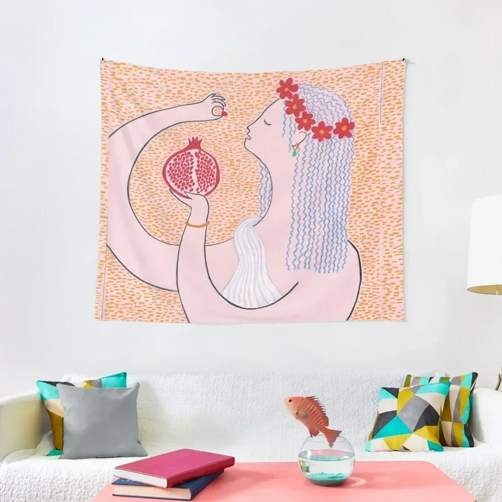 

Pomegranate Tapestry Wall Hanging Decor Bedroom Decor Aesthetic Wall Decor Hanging Tapestry