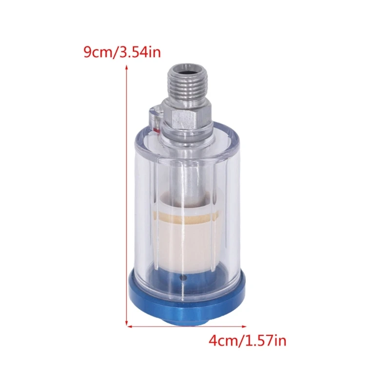 Water Oil Separators Air Compressors Filters for Spray Guns Painting Air Tools Air Line 1/4inch NPT Inlet and Outlet