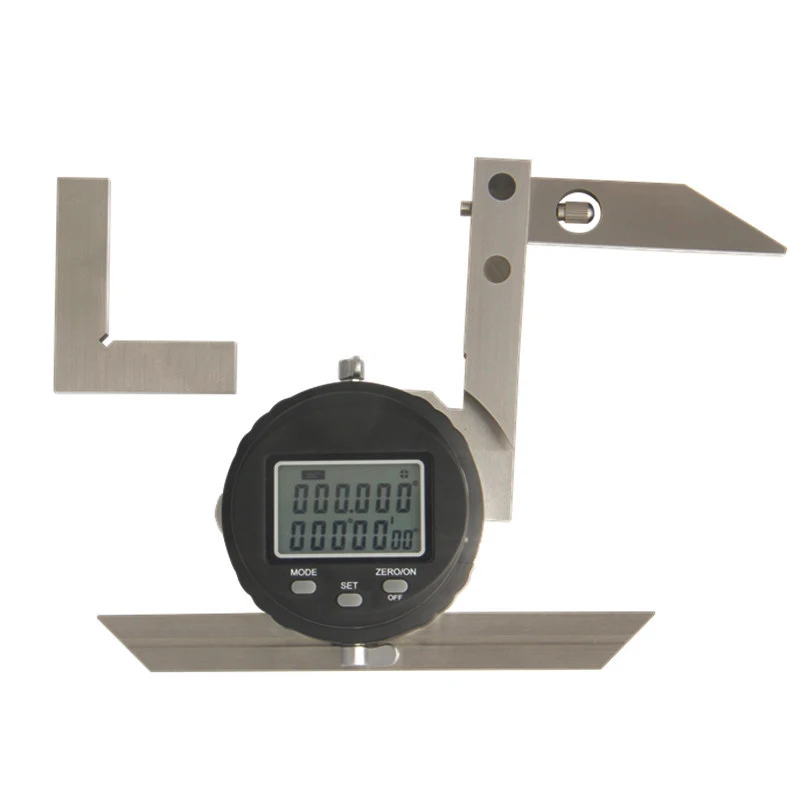 Digital Angle Gauge 0-360°, Stainless Steel Universal Protractor with LCD Display