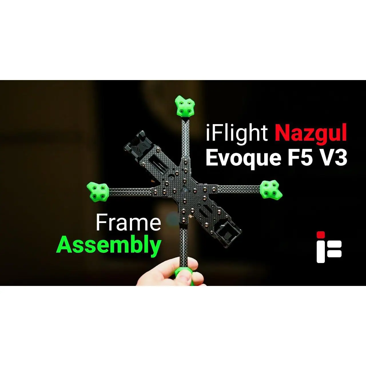 Iflight Nazgul Evoque F5 V3 Fpv Frame Kit Dc / X Dual Geometry Flexible Switching Upgraded Appearance Style With 6mm Arm For Fpv
