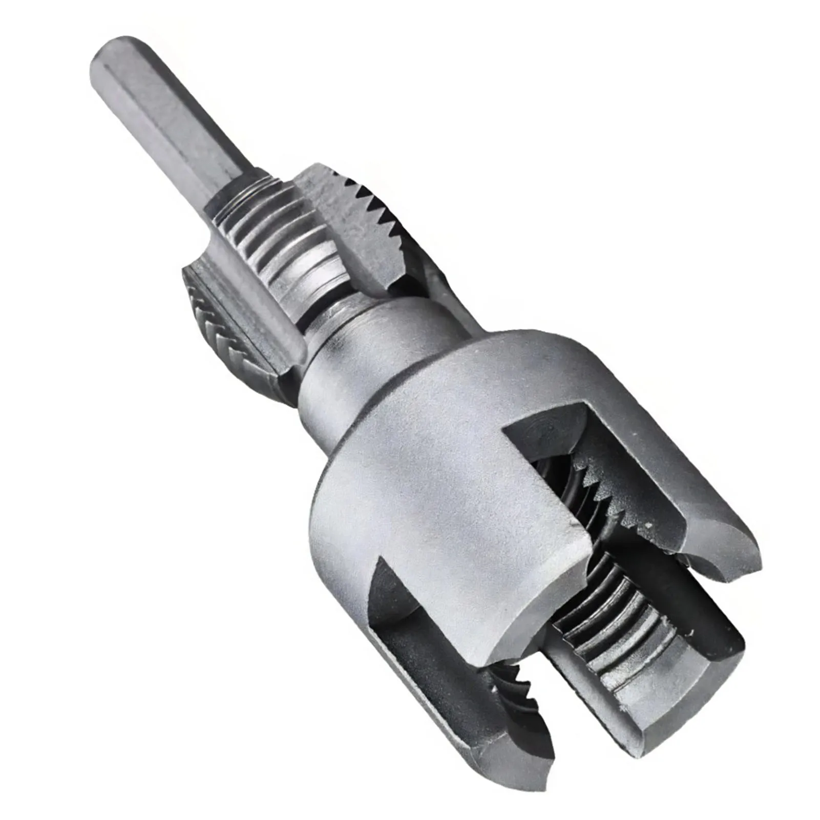 Pipe Threader Tool 2 in 1 Design  Steel Internal External Pipe Threading Tool  Hex Extension Rod for Home Repair