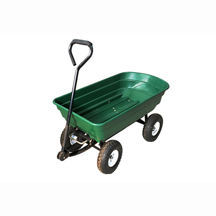 Trade Assurance Four Wheels Construction Commercial Wheelbarrows Cheap Heavy Duty Wheelbarrow