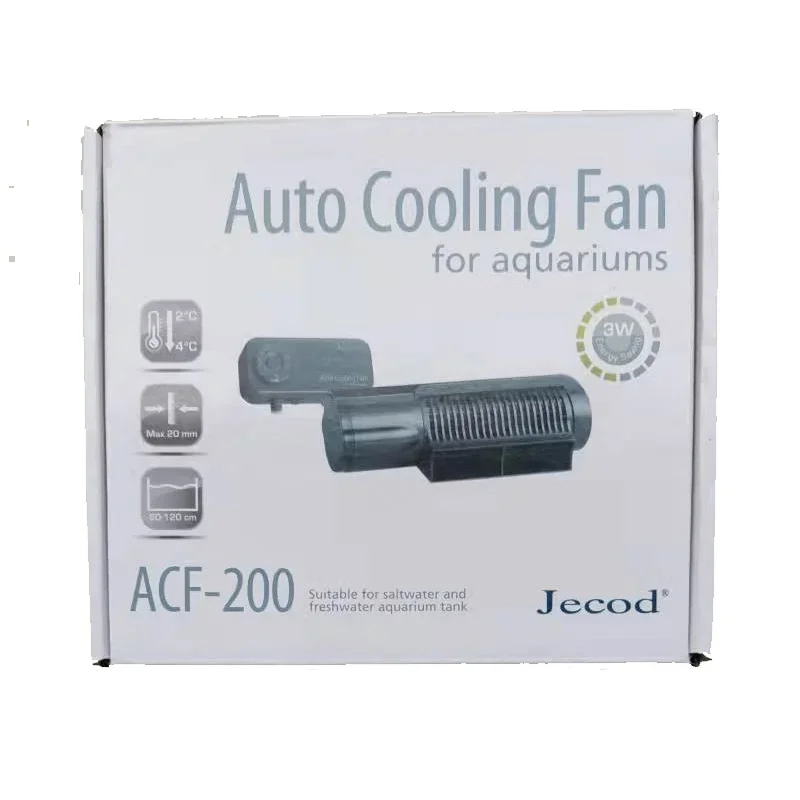 JEBAO Adjustable Fan Fresh Water Summer Fish Tank Aquarium Silent Cooling Cooling Fan Automatic Constant Temperature ACF200 300