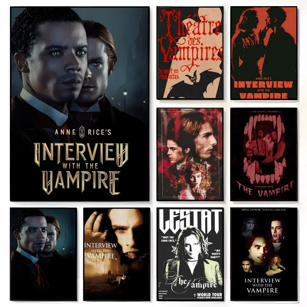 US TV series I-Interview with the V-Vampire Poster American Film Mural Home Childrens Room Wall Decor Print