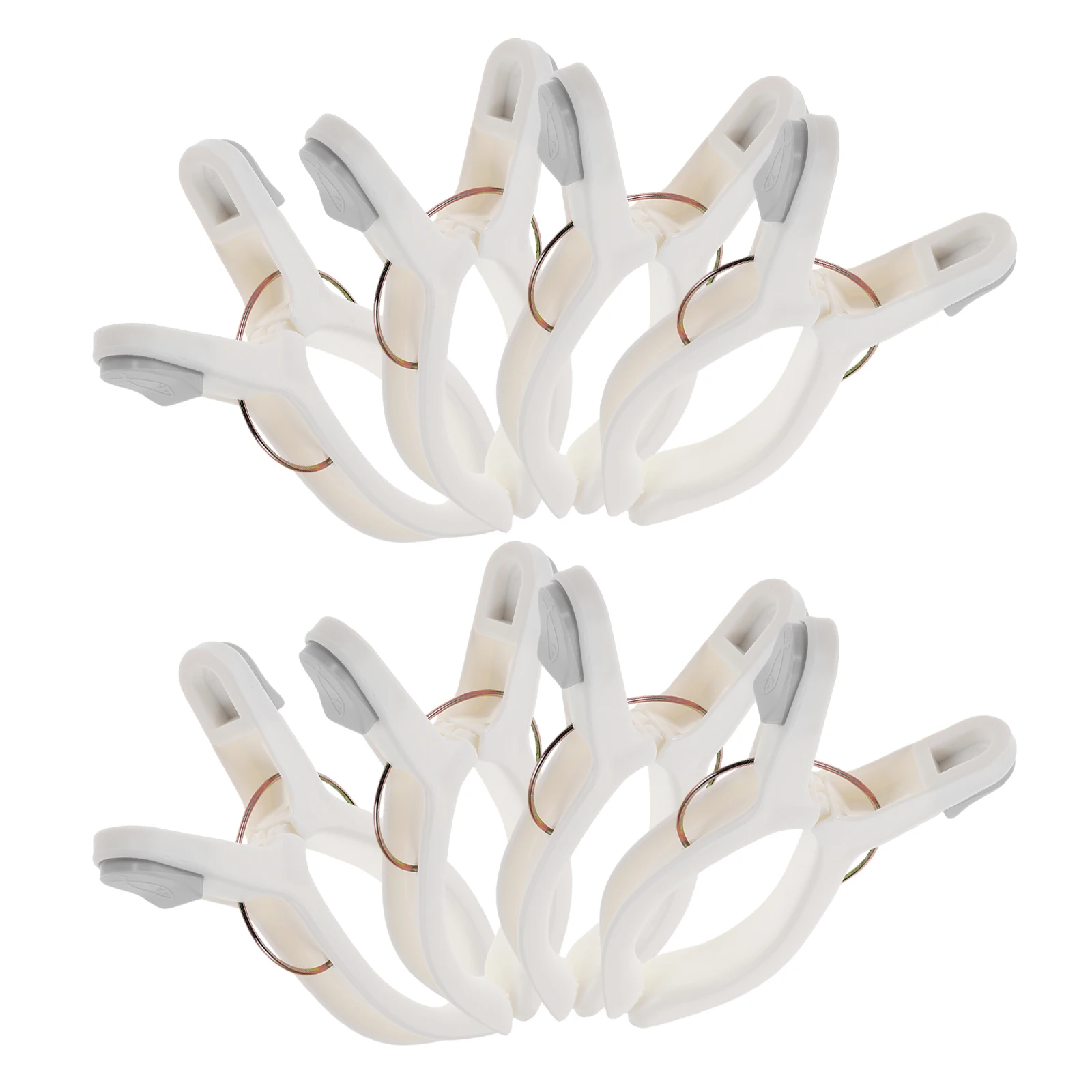 

8 Pcs Large Windproof Drying Clip Comforter Cover Clips Securing Blanket Plastic Clamps